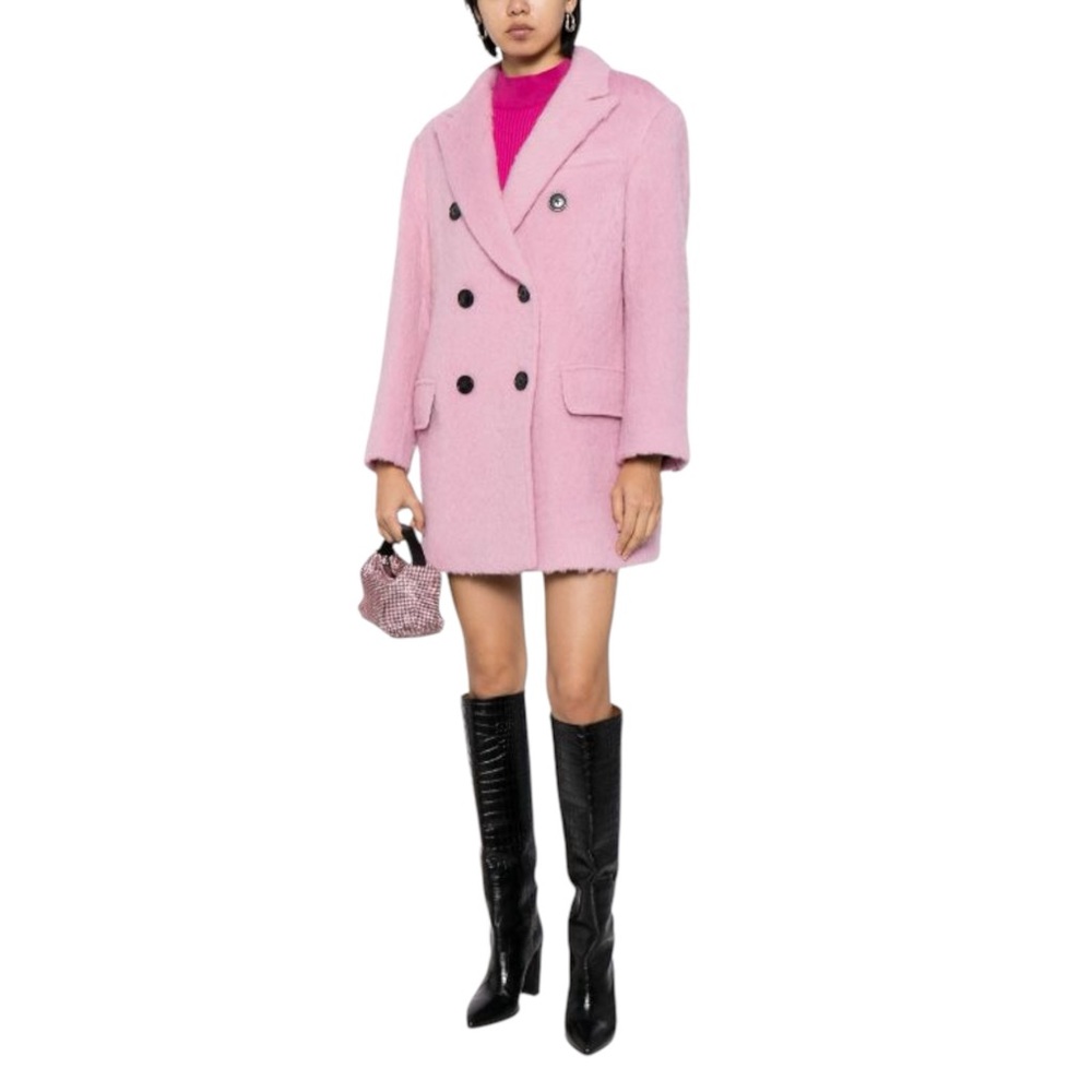 Stand Studio Esme Brushed Double Breaste  Coat size US2 / EU32